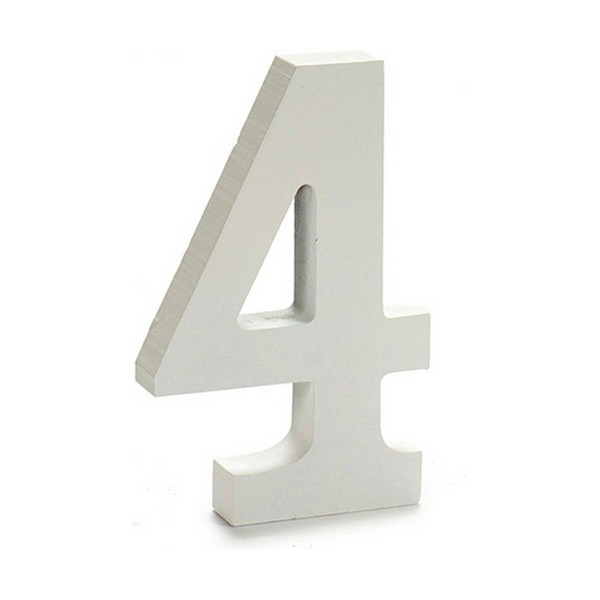Numerot Pincello 4 Valkoinen 1,8 x 21 x 17 cm (12 osaa)