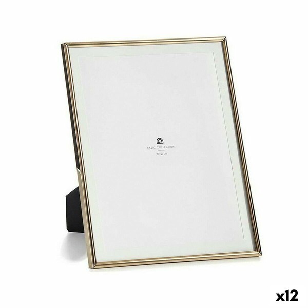 Nuotraukų rėmelis Gift Decor Auksinis Stiklas Plienas (12 vnt.)