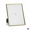 Nuotraukų rėmelis Gift Decor Auksinis Stiklas Plienas (12 vnt.)