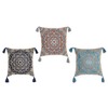 Tyyny DKD Home Decor Oranssi Taivaansininen Laivastonsininen Mandala 40 x 10 x 40 cm (3 Kappaletta)
