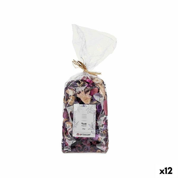 Decorative Flowers Gift Decor Popurri Violets Dabisks 11 x 28 x 8 cm 12 x 28 x 10 cm Lavanda (12 gb.)