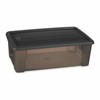 Box with cover Stefanplast Elegance Grey Transparent Plastic 5 L (12 Units)