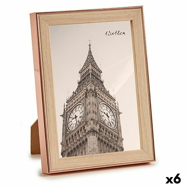 Фото рамка Gift Decor Коричневый Медь Cтекло полипропилен (6 штук)