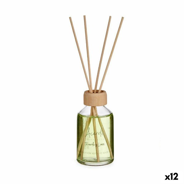 Parfyymipuikot Acorde Lime väri Vihreä tee 50 ml (12 osaa)