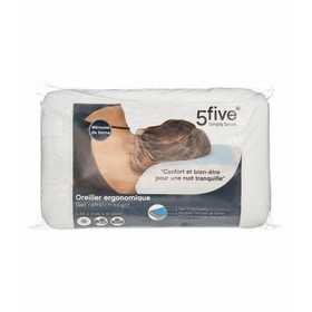 подушка Tevere 5five Simply Smart 50 x 30 x 12 cm Белый Эргономично Освежающий Гель
