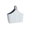 Žurnālu plaukts DKD Home Decor 49 x 17 x 45 cm Zils Balts Vidusjūra