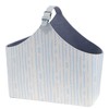 Lehtiteline DKD Home Decor 49 x 17 x 45 cm Sininen Valkoinen Välimeren