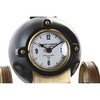Table clock DKD Home Decor Black Golden Colonial
