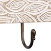 Wall mounted coat hanger 30,5 x 8 x 16 cm Metalli Puu
