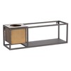 Hyllyt 40 x 12 x 13,5 cm Musta Kullattu Metalli