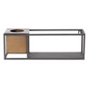 Hyllyt 40 x 12 x 13,5 cm Musta Kullattu Metalli