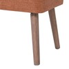 Arkku 50 x 35 x 45 cm Synteettinen kangas Puu
