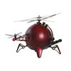 Настольные часы DKD Home Decor Sarkans Sudrabains Helikopters (2 gb.)