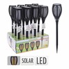 Solar garden lights Progarden Black polypropylene Ø 10 x 58 cm Solar Flame effect