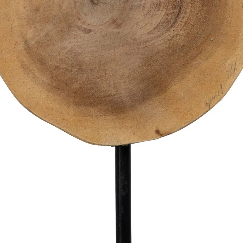 Decorative Figure Natural Black 17 x 17 x 31 cm