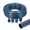 Žarna su priedų rinkiniu EDM 74098 5/8" 20 mm x 15 m Mėlyna (15 m)