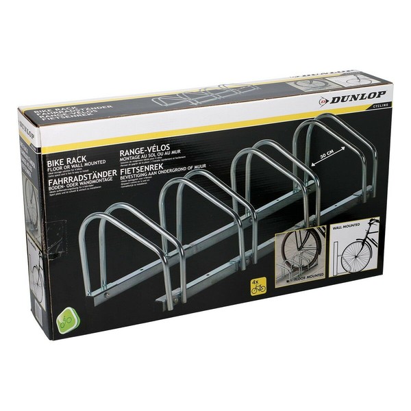 Подставка для велосипеда Dunlop почвы 4 места 27 x 100 x 32,5 cm Сталь