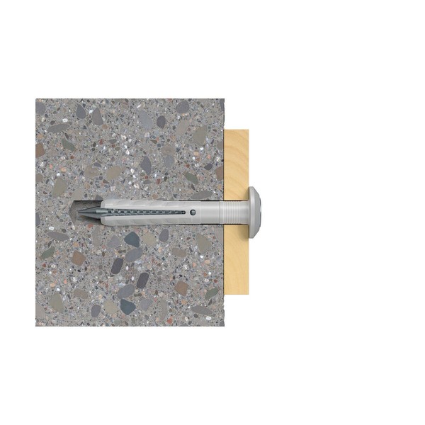 Sienas spraudņi un skrūves Fischer 50339 7P 6 x 40 mm (50 gb.)