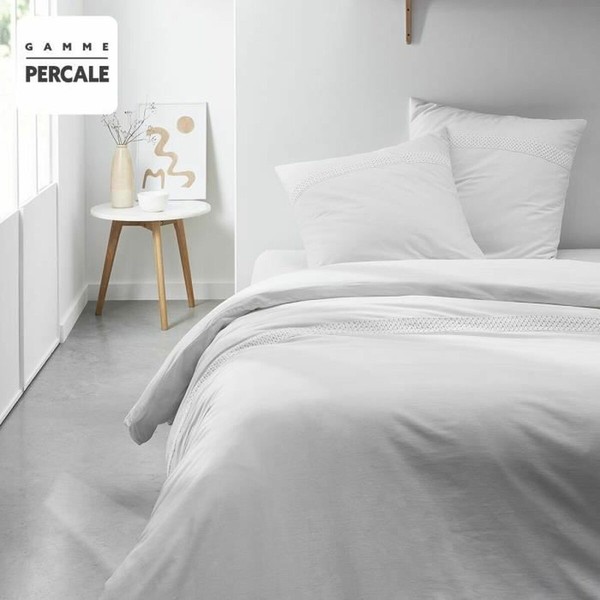 Duvet cover set Prestige TODAY Percale White 240 x 260 cm