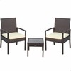 Table Set with 2 Armchairs Aktive 54,5 x 56 x 79 cm