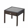 Table Set with 2 Armchairs Aktive 54,5 x 56 x 79 cm