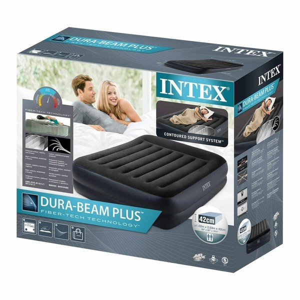 Piepūšams Matracis Intex Beam Basic Queen 152 x 42 x 203 cm