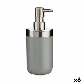 Ziepju dozators Berilo Pelēks Plastmasa 350 ml 8 x 17 x 9 cm (6 gb.)