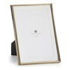 Photo frame Gift Decor Golden Crystal Steel (12 Units)
