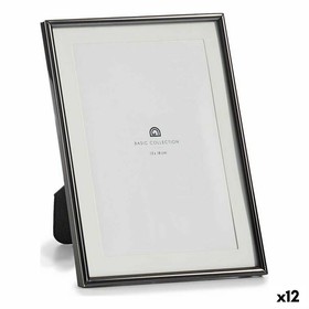 Foto rāmis Gift Decor Melns Stikls Tērauds (12 gb.)