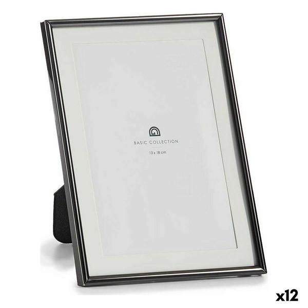 Nuotraukų rėmelis Gift Decor Juoda Stiklas Plienas (12 vnt.)