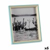 Foto rāmis Gift Decor Zils Balts Stikls Koks MDF (6 gb.)