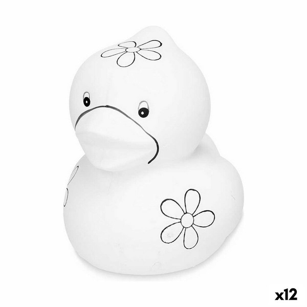 Paint Your Own Money Box Pincello Ceramic Duck 9,2 x 12 x 10,2 cm 9 x 12 x 10,2 cm 9 x 12 x 9,2 cm 11 x 12 x 9,5 cm (12 Units)