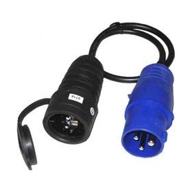 Kaiščio kištukas EDM 46008 Mėlyna Juoda 230 V 250 V CETAC Schuko