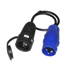 Kaiščio kištukas EDM 46008 Mėlyna Juoda 230 V 250 V CETAC Schuko