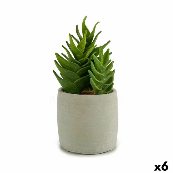 Dekoratīvs Augs Ibergarden Plastmasa Sukulents 12 x 24 x 12 cm (6 gb.)