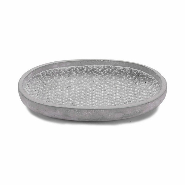 Gėlių vazono indas Ibergarden Pilka Cementas Su palengvėjimu 28 x 4 x 23 cm (6 vnt.)