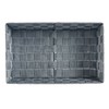 Multi-purpose basket Kipit Grey Polyester Cloth Braiding 3,8 L (18 Units)