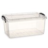 Storage Box with Lid Kipit Transparent Plastic 13,7 L (12 Units)