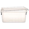 Storage Box with Lid Kipit Transparent Plastic 13,7 L (12 Units)