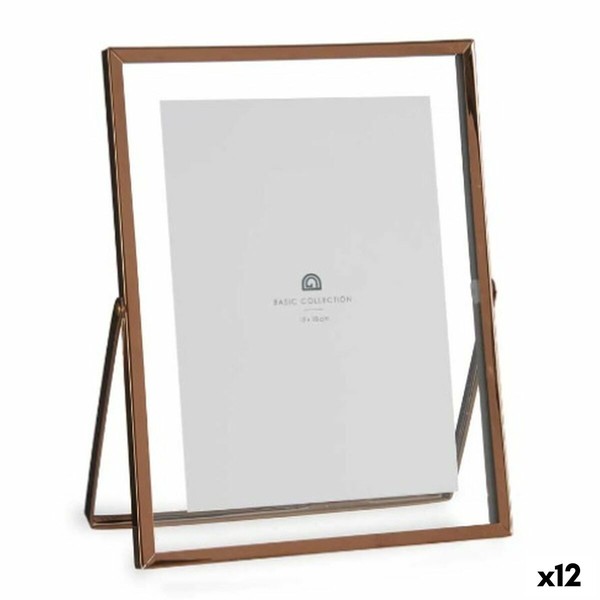 Kuvakehys Gift Decor Kupari Metalli Lasi Muovinen (12 osaa)