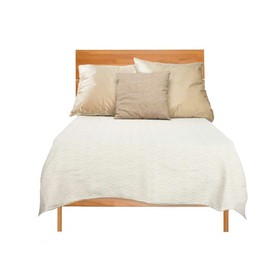 Bedspread (quilt) Gift Decor Beige 180 x 260 cm Rhombus (4 Units)
