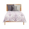 Reversible Bedspread Gift Decor White Purple 180 x 260 cm 260 x 0,3 x 180 cm (6 Units)