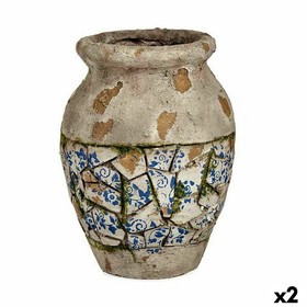 Dekoratyvinė sodo figūra Ibergarden Polirezinas Vaza 25 x 32,5 x 25 cm (2 vnt.)