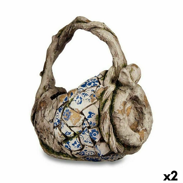 Decorative Garden Figure Ibergarden Polyresin Vase 23,5 x 35 x 31 cm (2 Units)