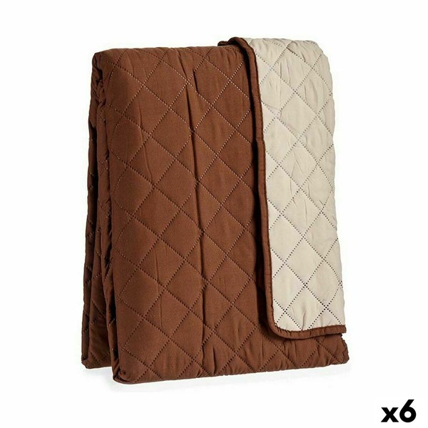 Чехол на диван Gift Decor Коричневый Бежевый 290 x 200 x 0,5 cm Стеганый (6 штук)