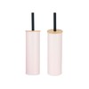Toilet Brush Berilo Pink Metal Bamboo Plastic 9,5 X 27 X 9,5 cm (6 Units)