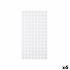 Luistamaton suihkumatto Berilo Valkoinen PVC 6 x 38 x 6 cm 68 x 36 x 1 cm 68 x 1 x 36 cm (6 osaa)