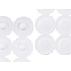 Luistamaton suihkumatto Berilo Valkoinen PVC 6 x 38 x 6 cm 68 x 36 x 1 cm 68 x 1 x 36 cm (6 osaa)