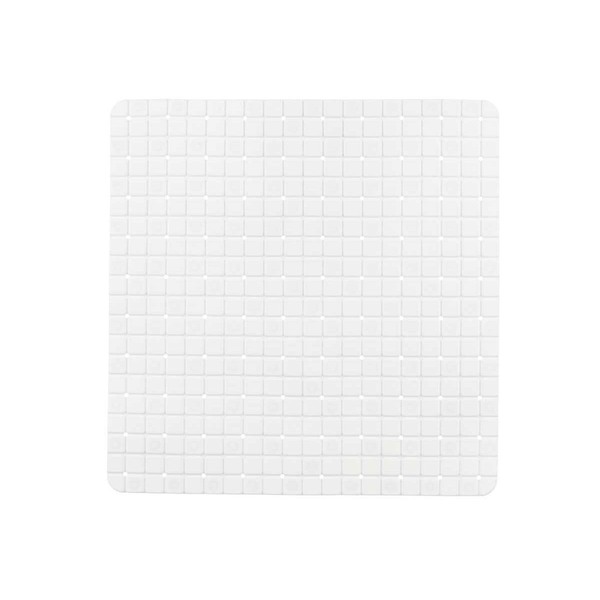 Neslīdošs dušas paklājs Berilo Balts PVC 6 x 50 x 6 cm 50,3 x 50,3 x 0,7 cm Rāmji (6 gb.)