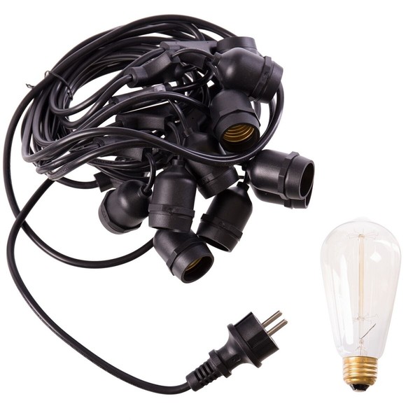 LED-valokranssi Chateau E27 27 x 27 x 17 cm